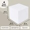 4 Pack Foam Cube Squares for Crafts, 6x6x6" White Blocks for, DIY Projects